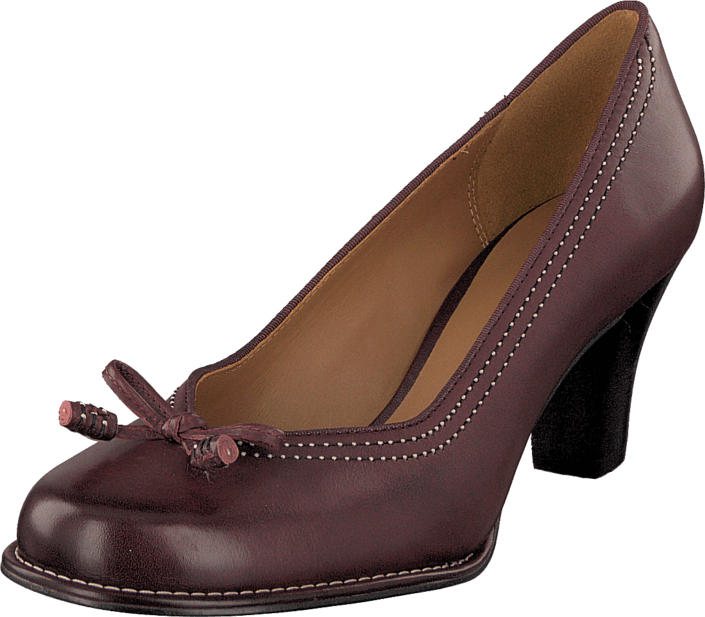 Clarks - Bombay Lights Burgundy Leather