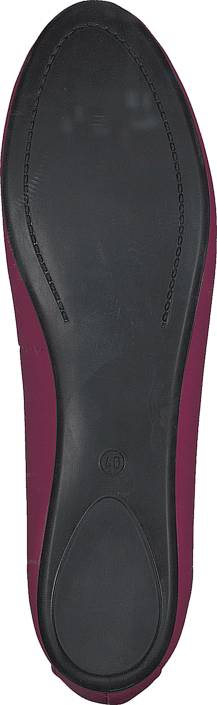 Park West - Leather Ballerina Classic Fuchsia