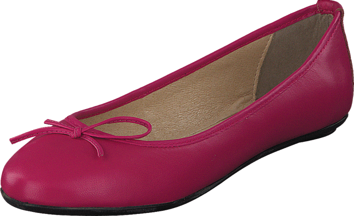 Park West - Leather Ballerina Classic Fuchsia