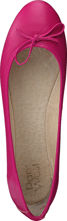 Park West - Leather Ballerina Classic Fuchsia