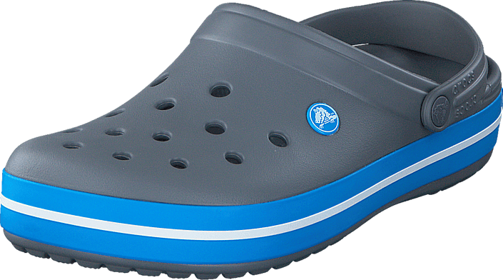 Footway SE - Crocs Crocband Charcoal/Ocean, Skor, Sandaler & Tofflor, Foppatofflor, Blå, Grå, 437.00 Footway SE - Crocs Crocband Charcoal/Ocean, Skor, Sandaler & Tofflor, Foppatofflor, Blå, Grå, 437.00