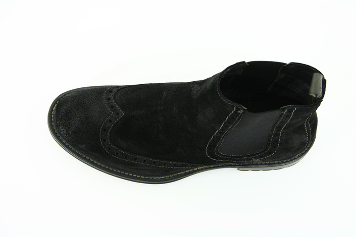 Marc O'Polo - Bootie Chelsea Black Waxed Suede