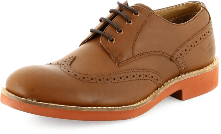 G-Star Raw - Eton Wing Cap Brogue Tan Leather