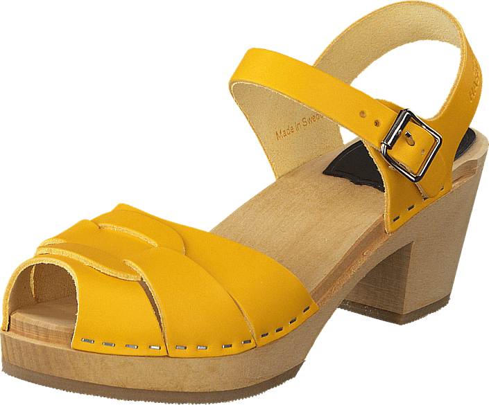 Swedish Hasbeens - Peep Toe High Yellow