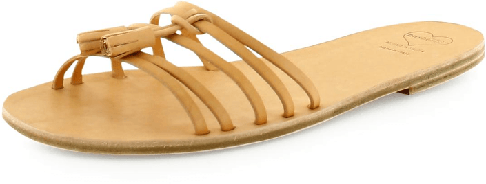 Swedish Hasbeens - Tassel Sandal Flat Nature