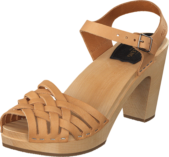 Swedish Hasbeens - Braided Sky High Nature/Nature sole