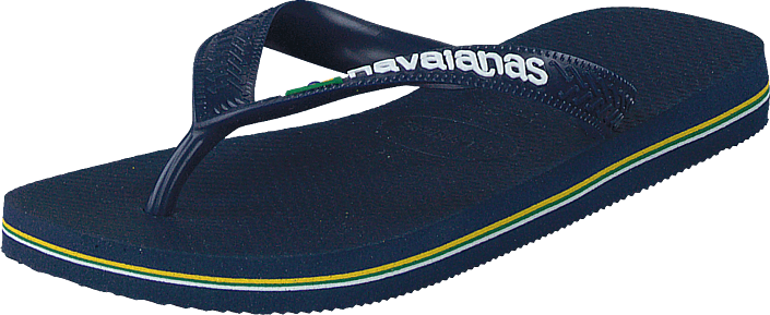 Havaianas - Kids Brasil Logo Navy Blue