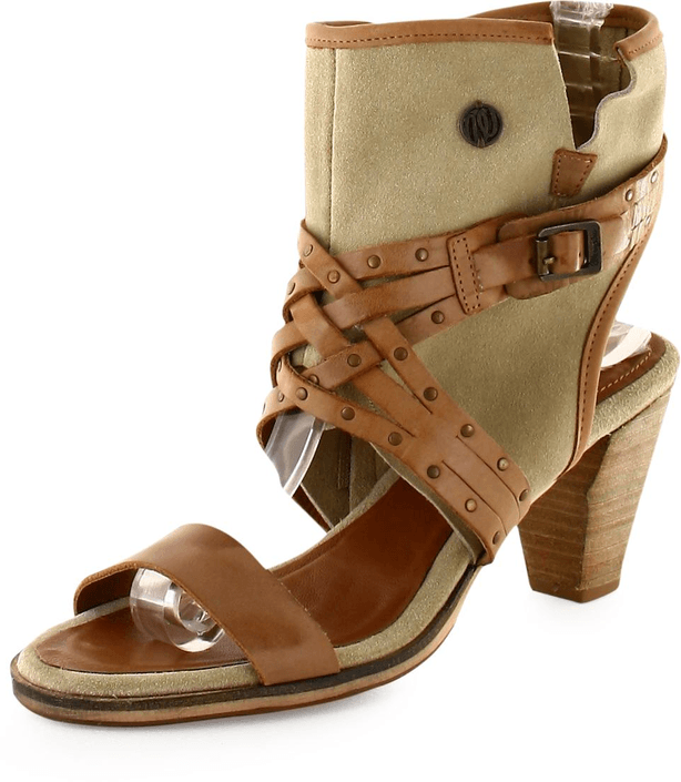 Wrangler - Cher Strips Mid Natural Leather