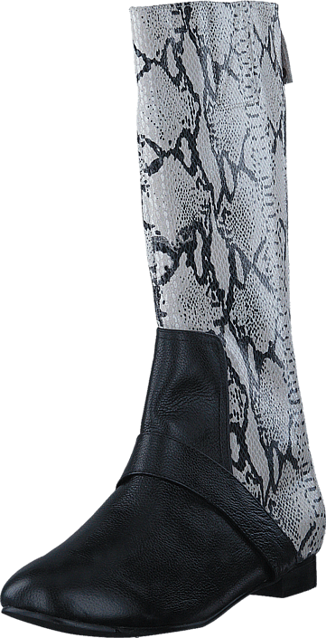 Fashion By C - Snake boot Black