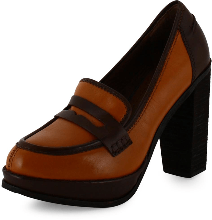 Marc O'Polo - High Heel Loafer Natural Calf