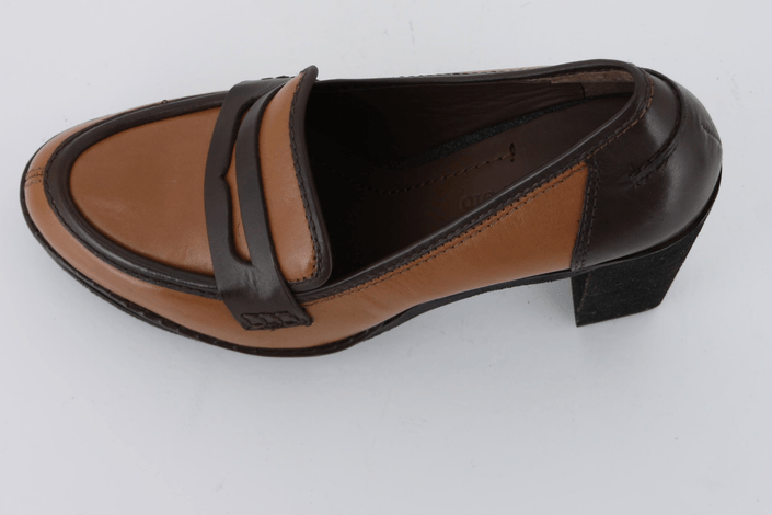 Marc O'Polo - High Heel Loafer Natural Calf