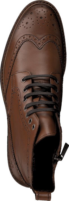 Marc O’Polo - Lace Flatheel Bootie 720 Cognac