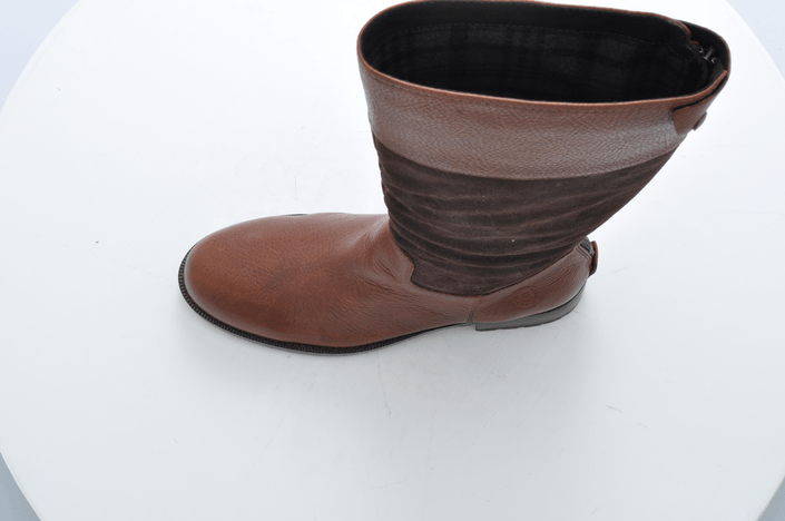 Marc O'Polo - Flat Heel Long Boot Oily Calf Printed