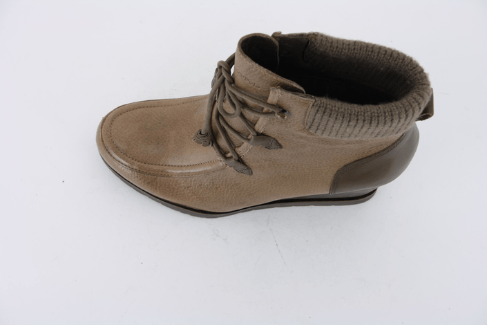 Marc O'Polo - Wedge Bootie Oily Calf Printed Taupe