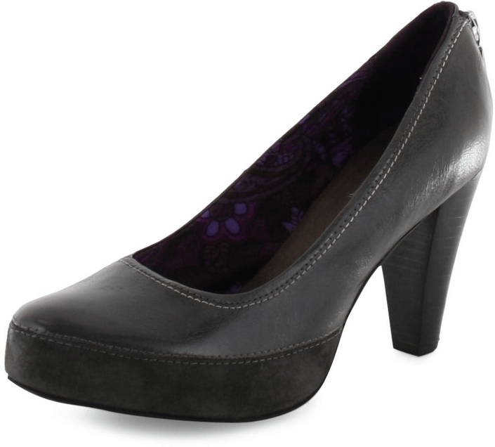 Mexx - Liv 2 Cow LTHR Pump Dark Grey