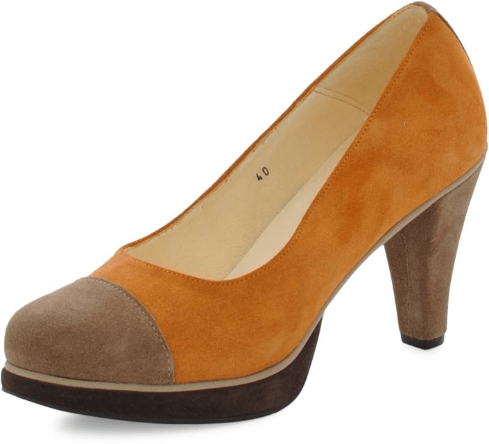 Norrback - Pia pumps Orange , brown