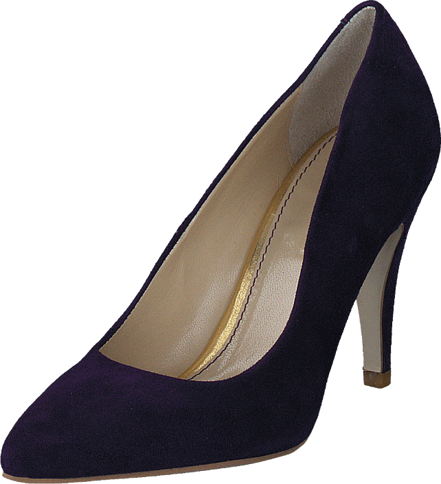 Supertrash - Pump Low Heel Dark Purple