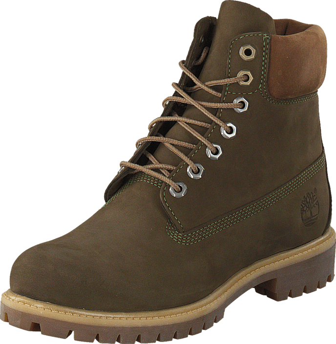 Timberland - 6 In Premium Dark Green Nubuck