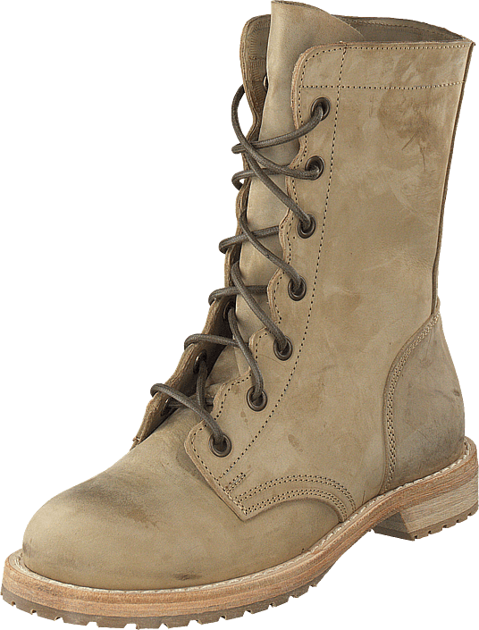 Swedish Hasbeens - Military Boot Military Green Nubuck