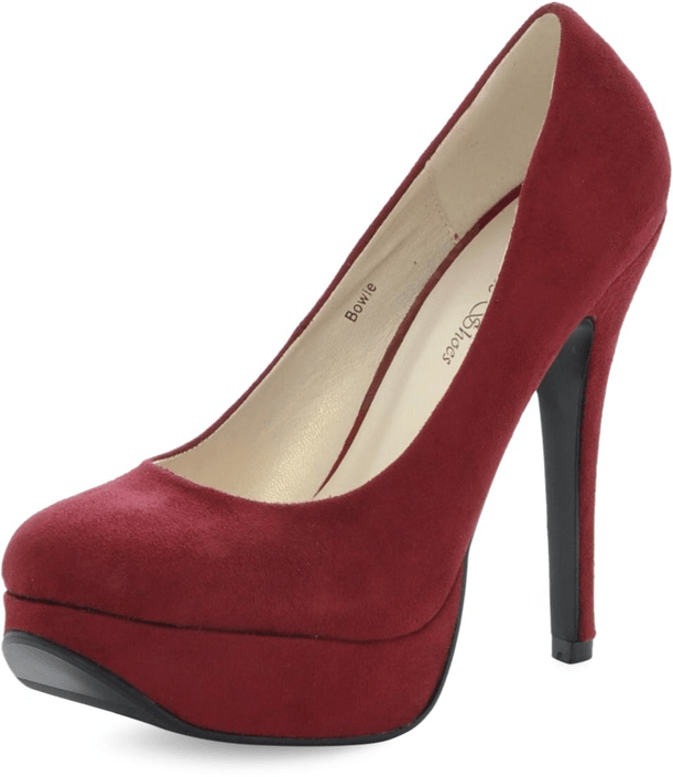 Sugarfree Shoes - Bowie Dark Red / Suede