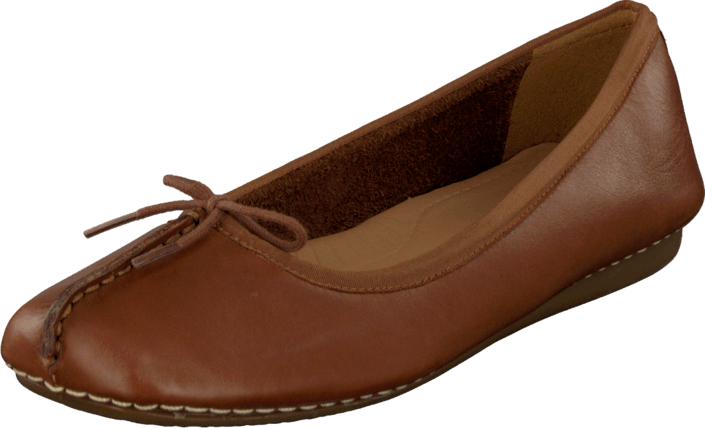 Clarks - Freckle Ice Dark Tan Leather