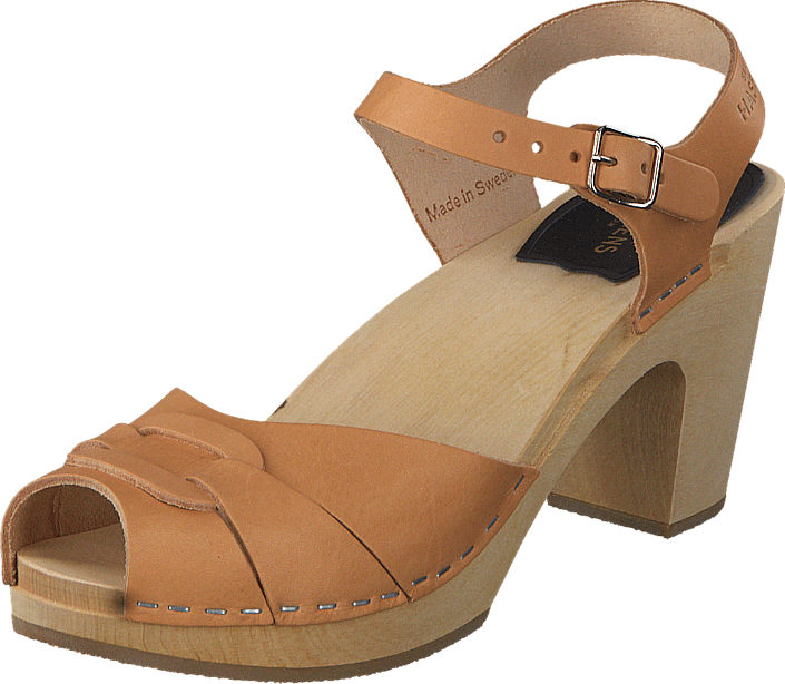 Swedish Hasbeens - Peep toe super high nature
