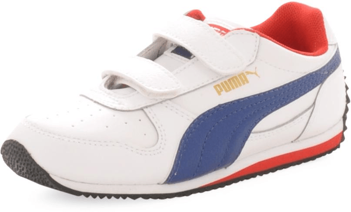 Puma - Fieldsprint L V Kids Wht/Blue