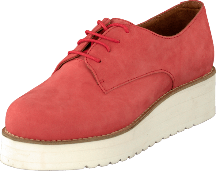 Shoe Biz - Nubuck Coral Shoe Plateau Coral