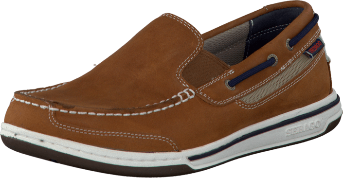 Sebago - Triton Slip on Tan/White