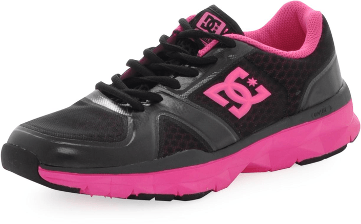 DC Shoes - W´s Unilte Trainer Black/Fluorecent pink