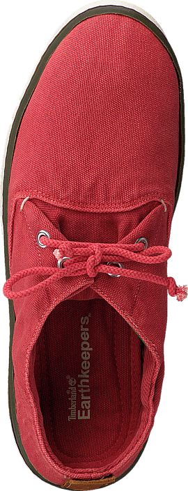 Timberland - EK Handcrafted Fabric Oxford Washed Red Canvas