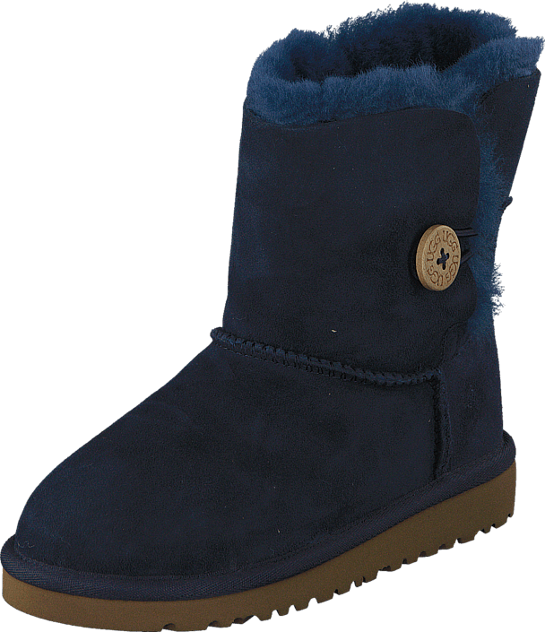UGG Australia - K Bailey Button (Toddler) Navy Blue