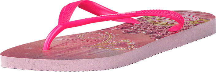 Havaianas - Kids Slim Princess Crystal Rose/Shocking Pink