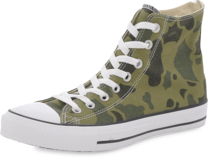 Converse - All Star Print Camo Hi Olive Branch