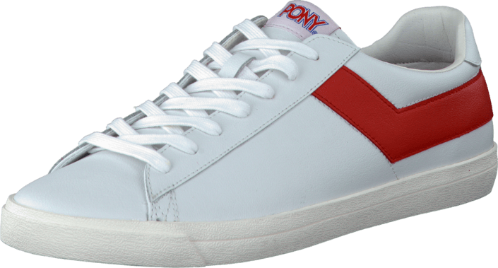 Pony - Topstar Ox Leather White Red