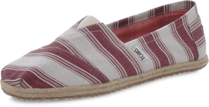 Toms - Classics Navy Umbrella Stripe Shiraz