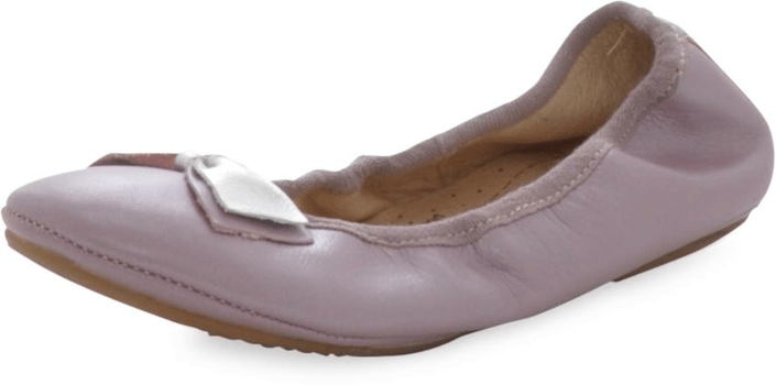 Old Soles - Rusty Bow Ballet Rosa Metallic/ Silver