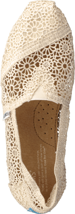 Toms - Seasonal Classic Beige Crochet