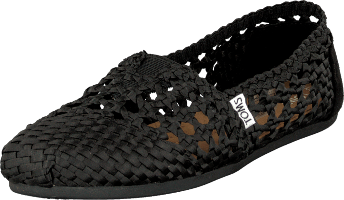 Toms - Seasonal Classic Black Satin