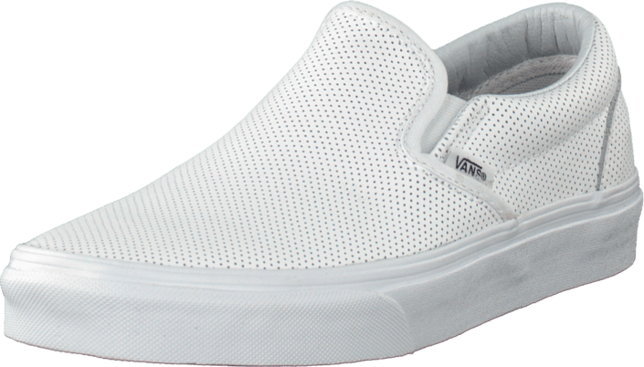 Vans - Classic Slip-On (Perf Leather) White