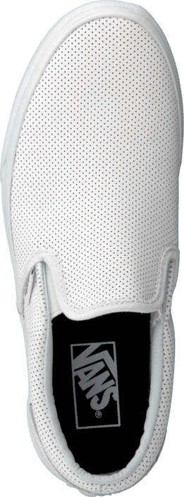 Vans - Classic Slip-On (Perf Leather) White