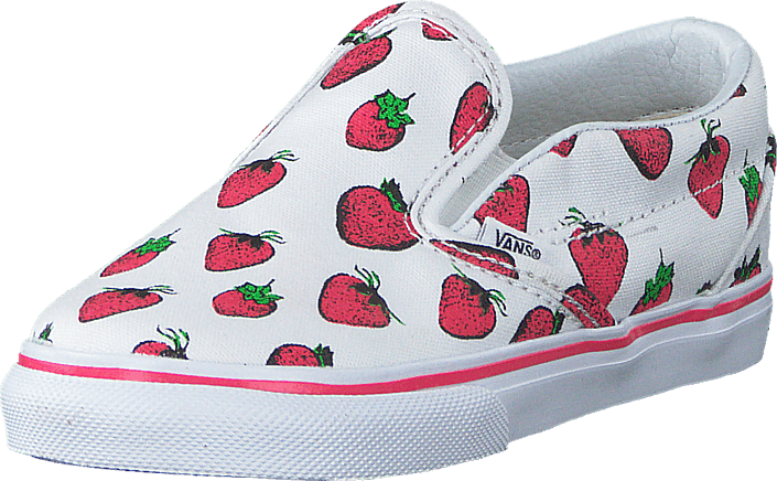 Vans - Classic Slip-On (Strawberries) True White