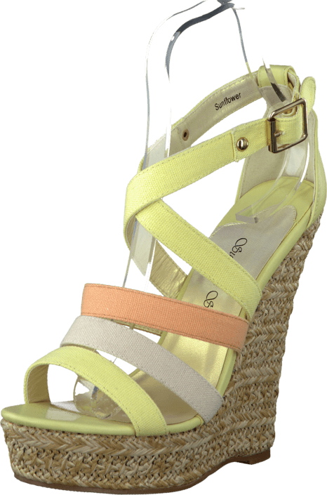 Sugarfree Shoes - Sunflower Yellow/Peach