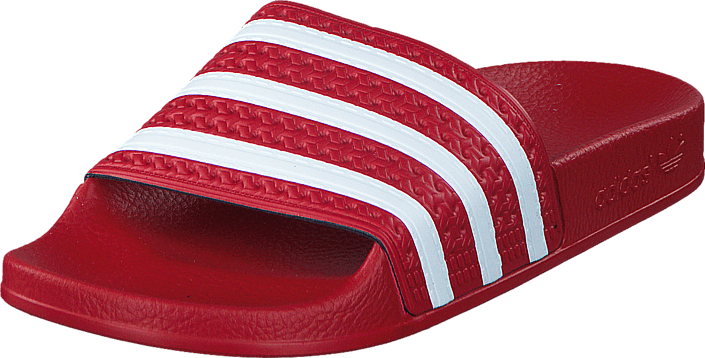 adidas Originals - Adilette Light Scarlet/White/Light Scar