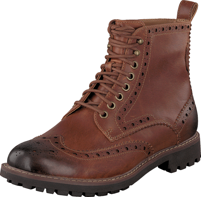 Clarks - Montacute Lord Dark Tan Lea