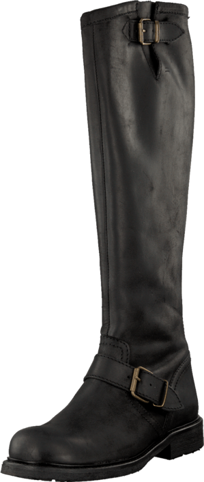 Billi Bi - 505 Black crazy horse/gold 902