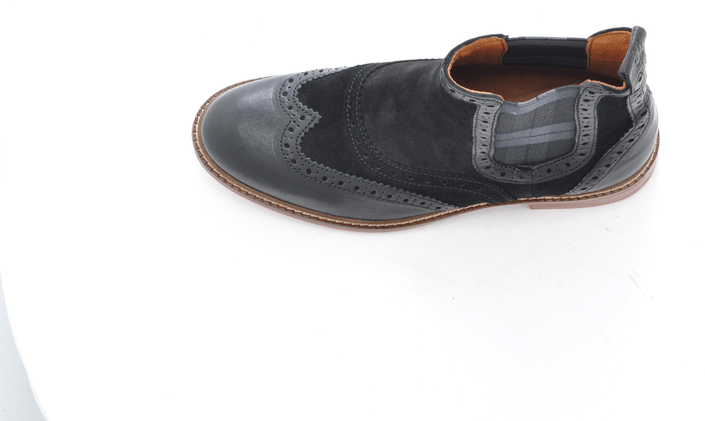 Marc O'Polo - Flat Heel Chelsea Washed Lamb/Suede Black
