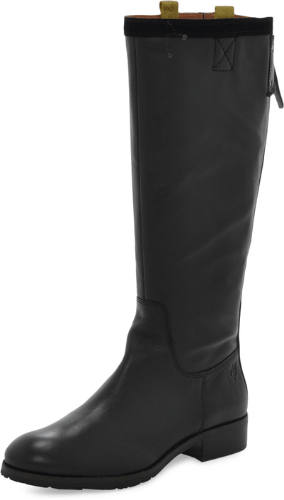 Marc O'Polo - Flat Heel Long Boot Milled Calf/Suede Black