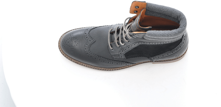 Marc O'Polo - Lace Flatheel Bootie Washed Lamb/Suede Black
