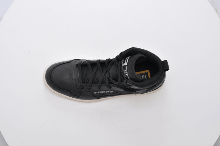 G-Star Raw - Core II Spectrum Hi Lthr Black Lthr & Textile w White